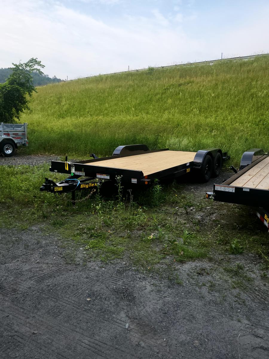 Big Tex 70CH, Car Hauler, 83″ x 20′, 7K, 4′ Slide-In Ramps image 1