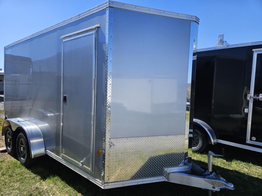 C7X1 7X14 Standard Stealth V-Nose Cargo Trailer by Cargo Pro Image 1