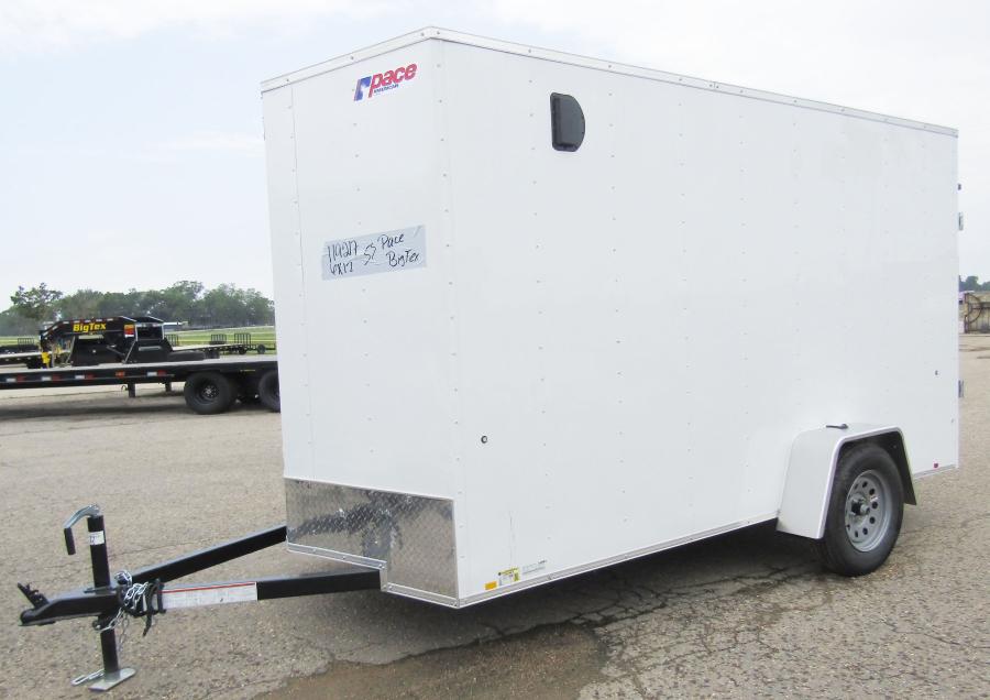 REDUCED STORM DAMAGE!  NEW Pace 6X12 ENCLOSED TRAILER #19217 image 0