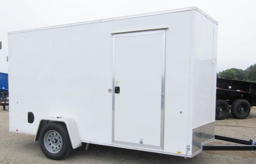 REDUCED STORM DAMAGE!  NEW Pace 6X12 ENCLOSED TRAILER #19217 image 2