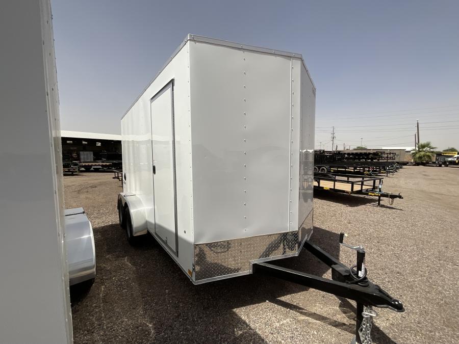K102 85X24 INDIGO DLX FLAT TOP VNOS ENCLOSED CAR HAULER Image 2
