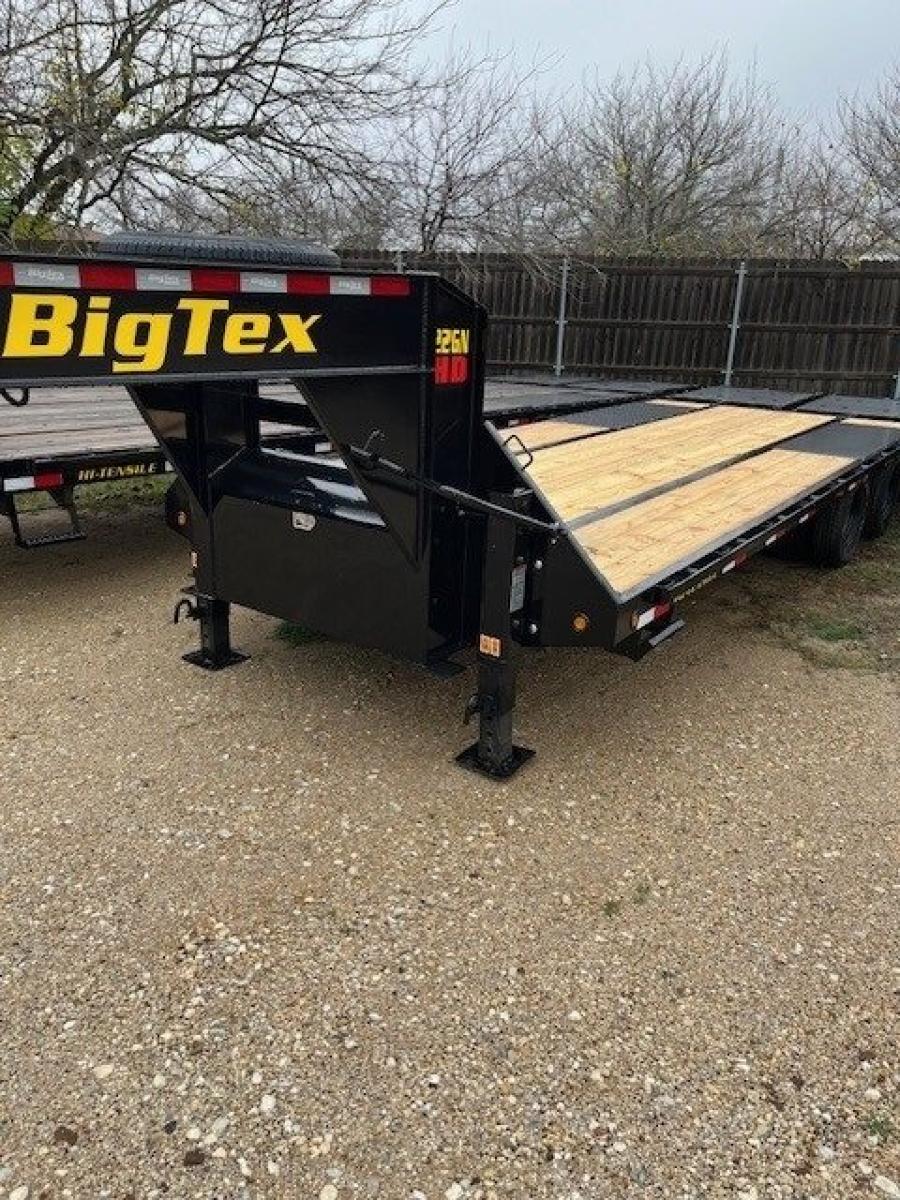 Big Tex 22GN, Gooseneck, 102″ x 30′, 23.9K, Dovetail, Mega Ramps image 1