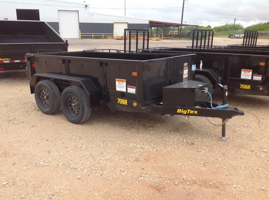 Big Tex 70SR, Dump, 60" x 10', 7K, Double Rear Doors Image 0