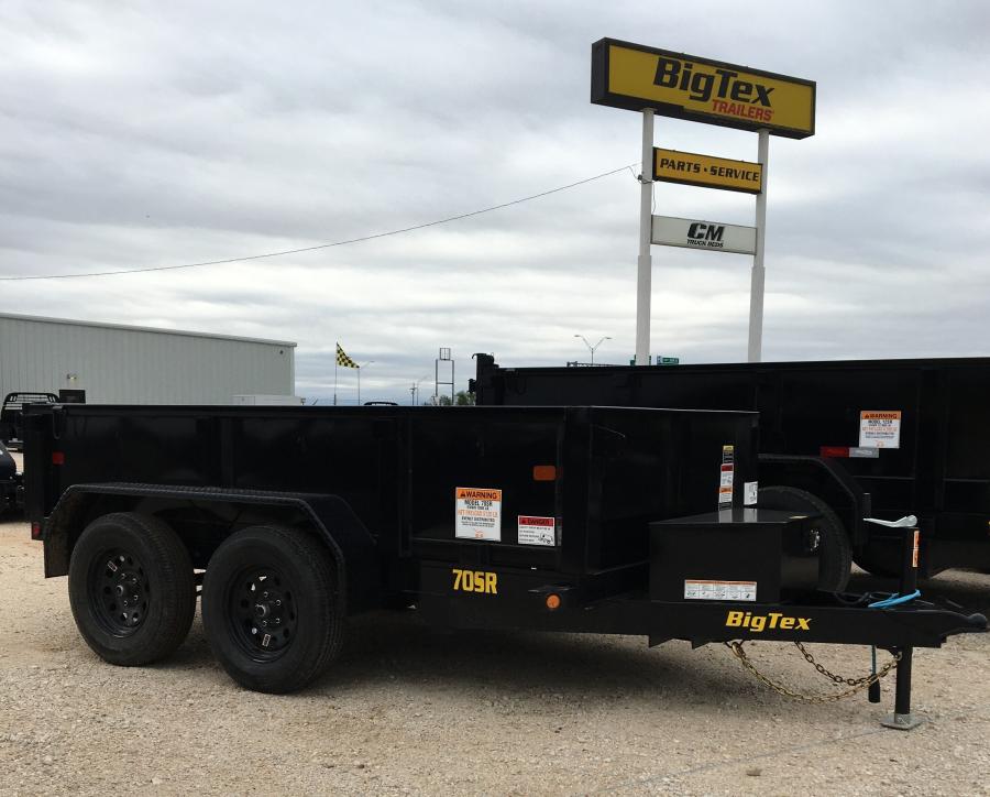 Big Tex 70SR, Dump, 60" x 10', 7K, Double Rear Doors Image 4