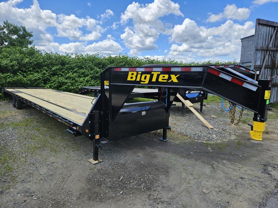 Big Tex 16GN, Gooseneck, 102" x 40', 17.5K, Dovetail, Mega Ramps Image 1