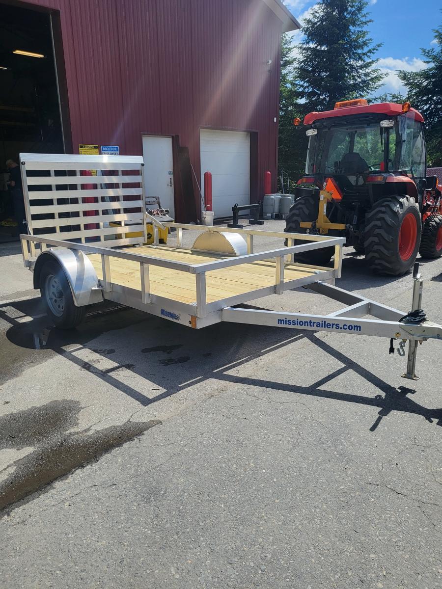 MU72 96" x 14 Over the Axle Bumper Pull Dump Image 0