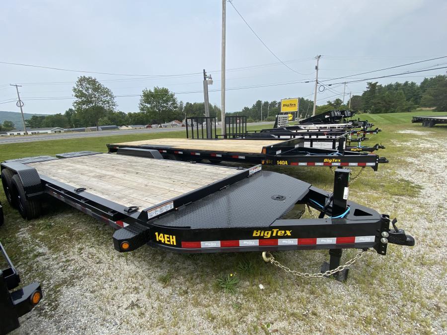 Big Tex 14EH, Equipment, 83″ x 20′, 15.4K, Dovetail, Mega Ramps, X-Series image 0