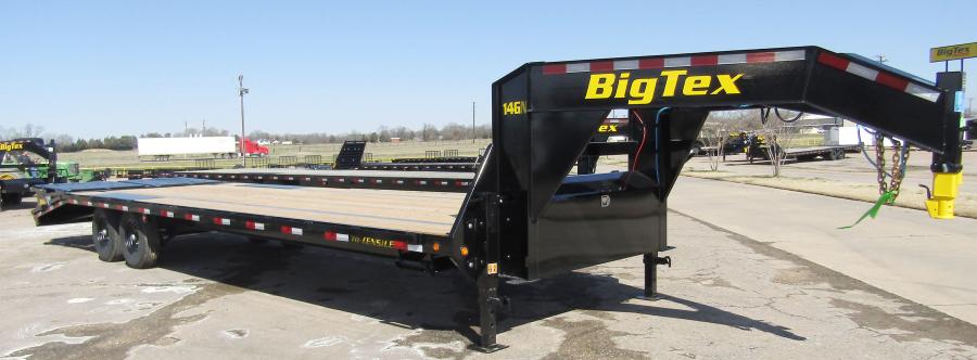 Big Tex 14GN, Gooseneck, 102" x 30', 15.9K, Dovetail, Mega Ramps Image 1