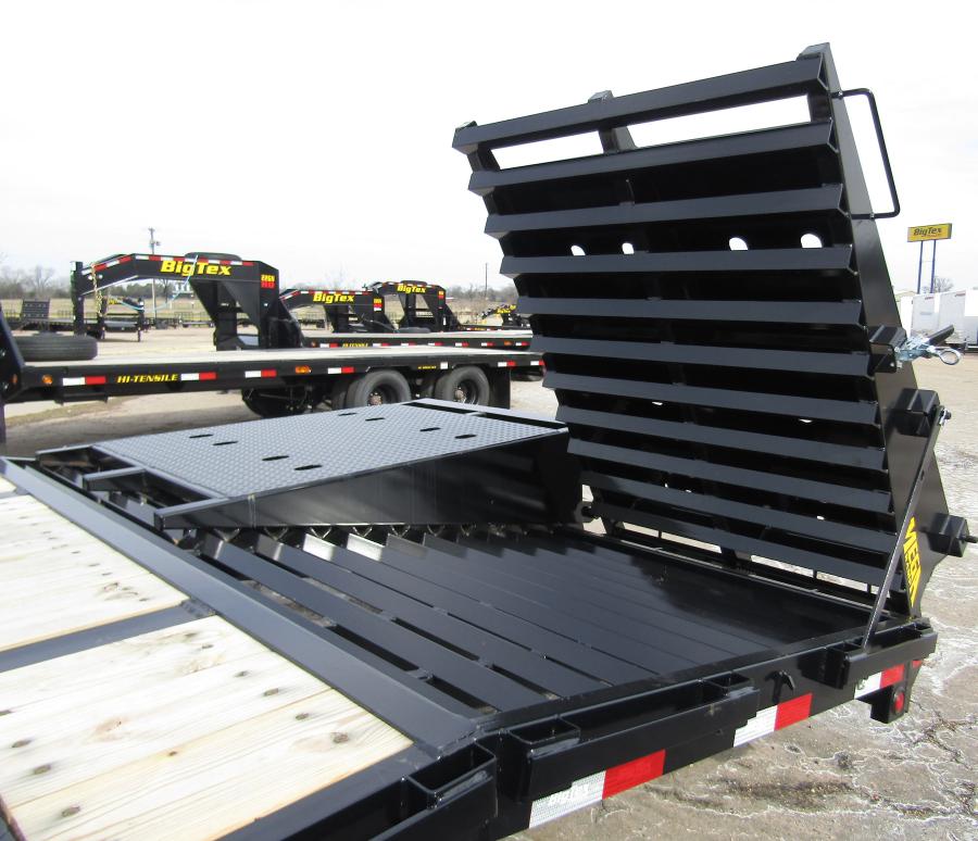 Big Tex 22GN, Gooseneck, 102" x 30', 23.9K, Dovetail, Mega Ramps Image 2