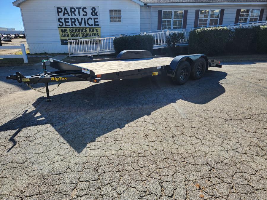 Big Tex 70CH, Car Hauler, 83″ x 18′, 7K, Dovetail image 0
