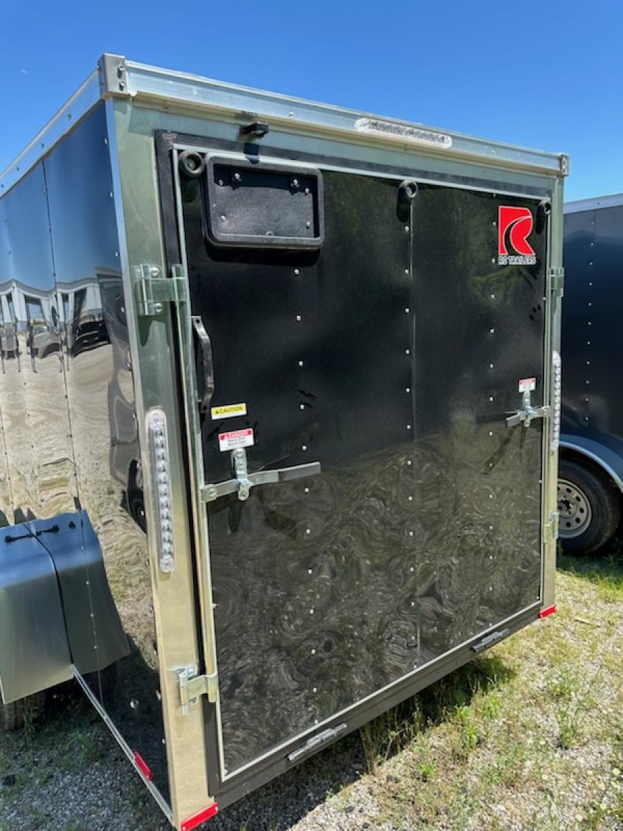 RDLX RDLX 5 x 8 SA FLAT TOP WEDG ENCLOSED TRAILER BY RC Image 0