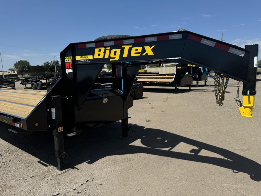 Big Tex 22GN, Gooseneck, 102" x 40', 23.9K, Dovetail, Mega Ramps Image 1