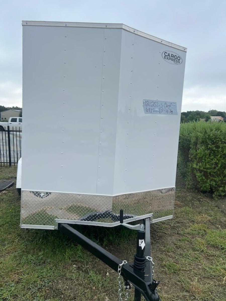 K721 CARGO EXPRESS EX DLX SLOPED VNOSE 6X12 SA ENCLOSED TRAILER Image 0