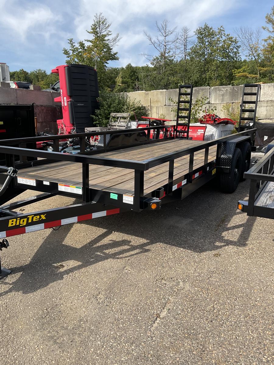 Big Tex 14PI, Utility, 83" x 20', 14K, 5' Stand Up Ramps Image 1