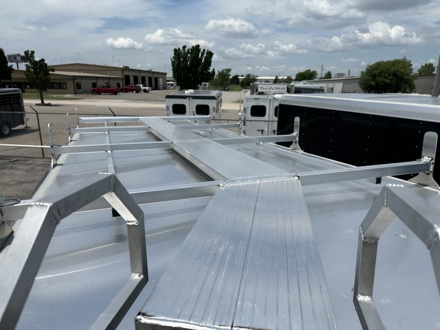 2025 Aluminum Construction Workhorse Cargo 81"x16' Bumper Pull with Exterior Tool Storage access, Ladder Rack/Cat Walk on roof and interior Tool Crib Image 1