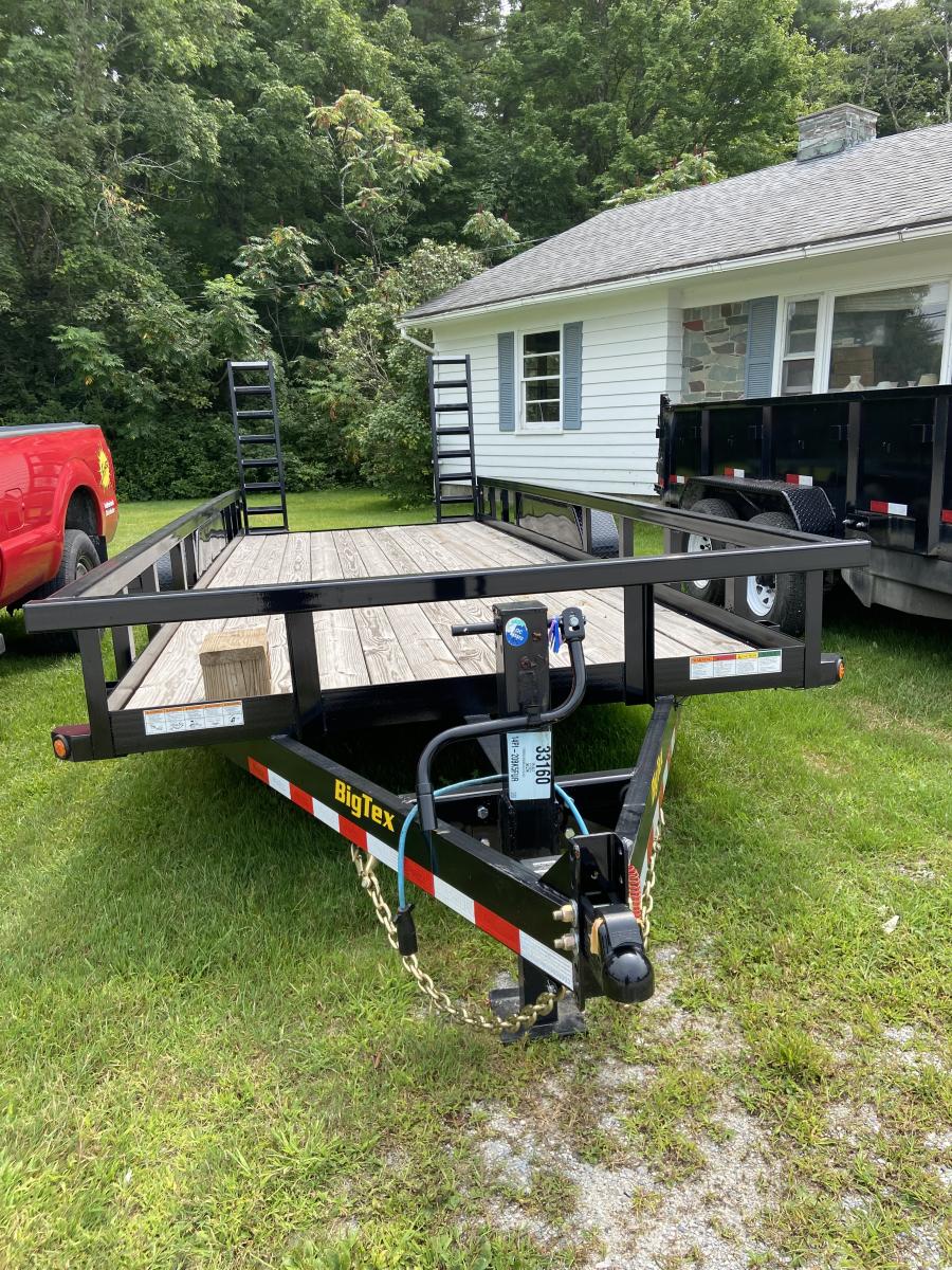 Big Tex 14PI, Utility, 83" x 20', 14K, 5' Stand Up Ramps Image 1