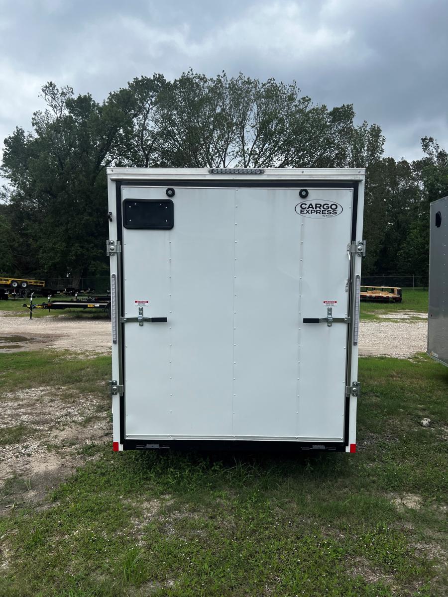 K721 CARGO EXPRESS EX DLX SLOPED VNOSE 6X12 SA ENCLOSED TRAILER image 1