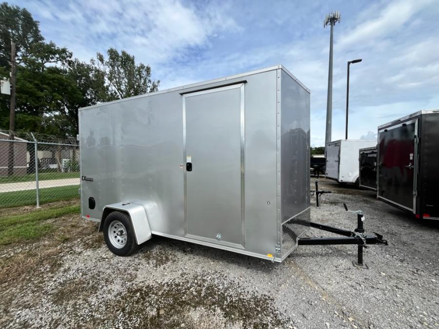 K721 CARGO EXPRESS EX DLX SLOPED VNOSE 6X12 SA ENCLOSED TRAILER Image 0