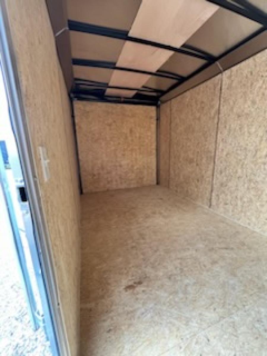 K841 7X14 OUTBACK DLX FLAT TOP VNOSE ENCLOSED CARGO 7K Image 3