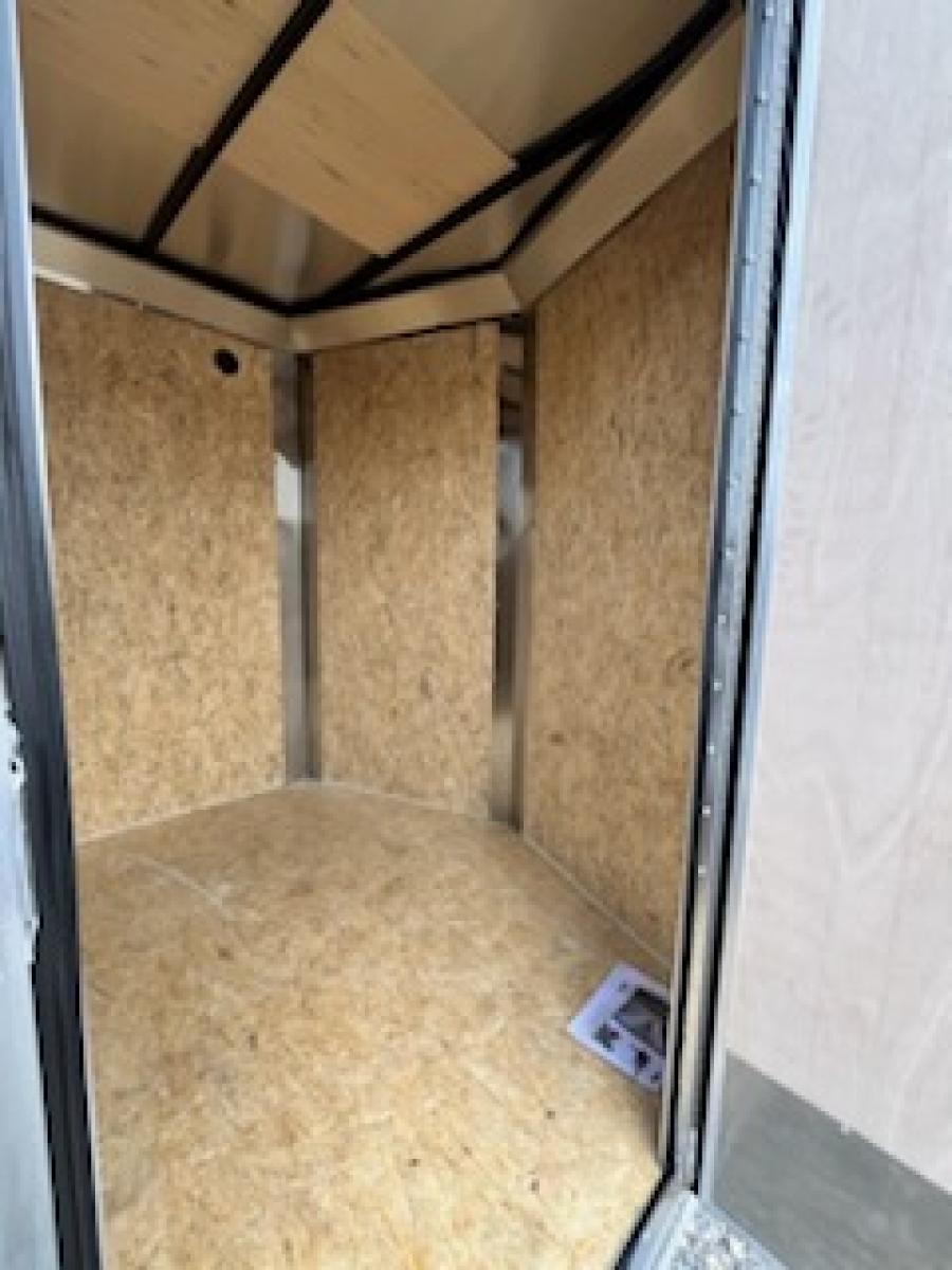 K841 7X14 OUTBACK DLX FLAT TOP VNOSE ENCLOSED CARGO 7K Image 4