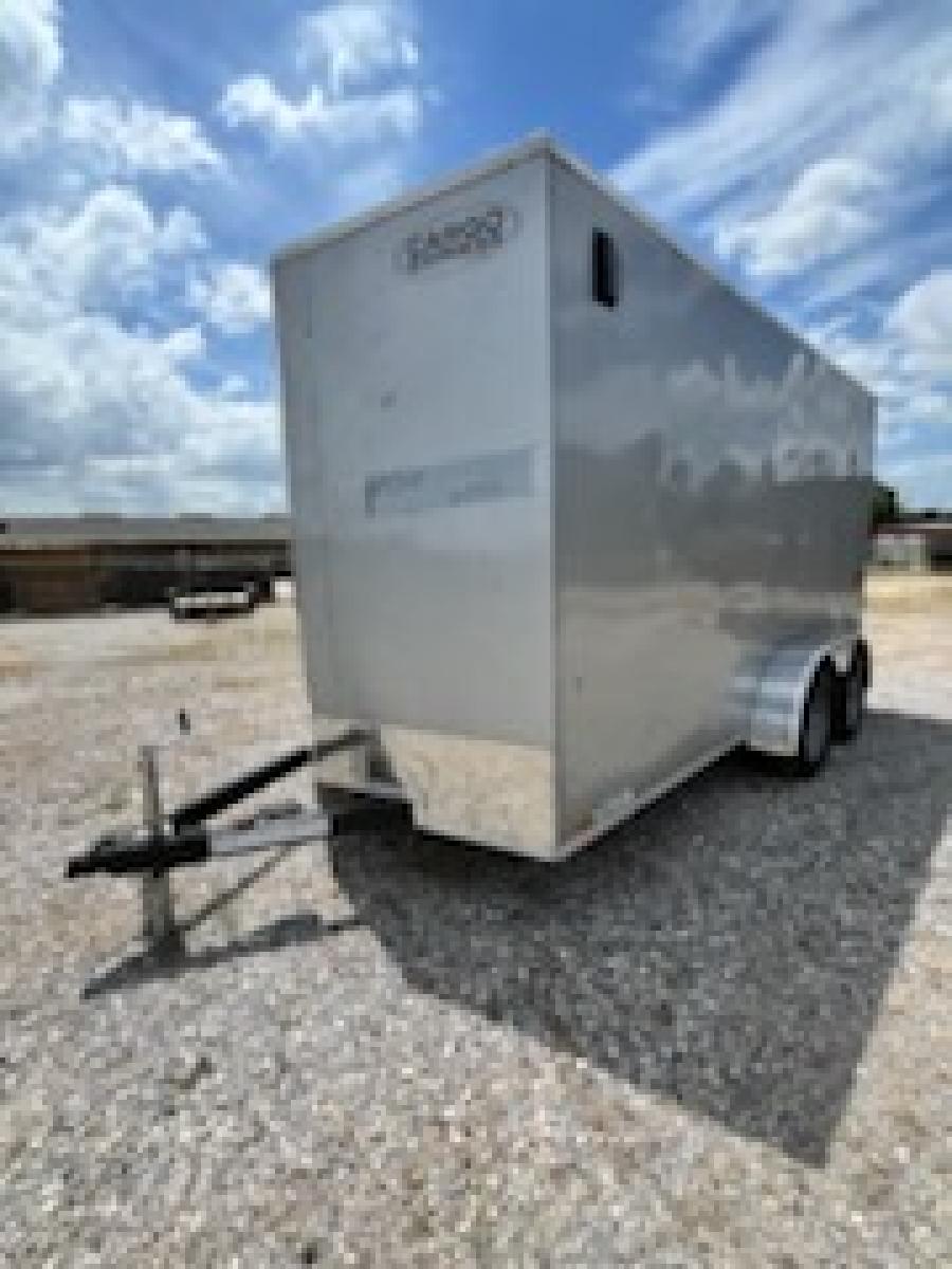 K841 7X14 OUTBACK DLX FLAT TOP VNOSE ENCLOSED CARGO 7K Image 5