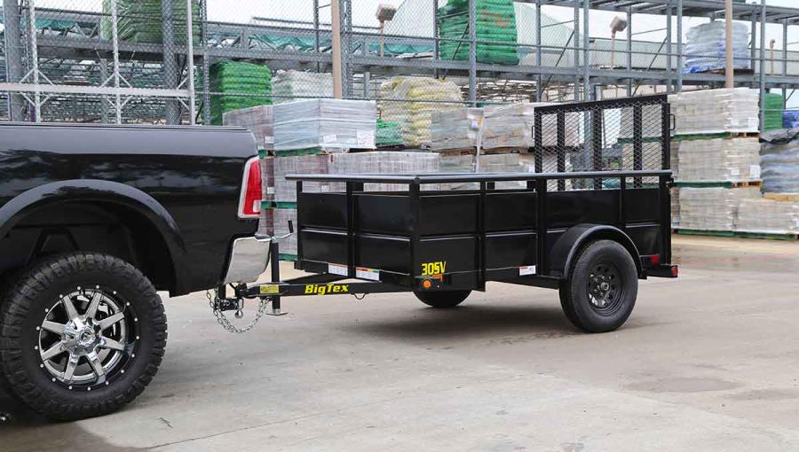 Big Tex 30SV, Single Axle Landscape, 60″ x 10′, 3K image 0