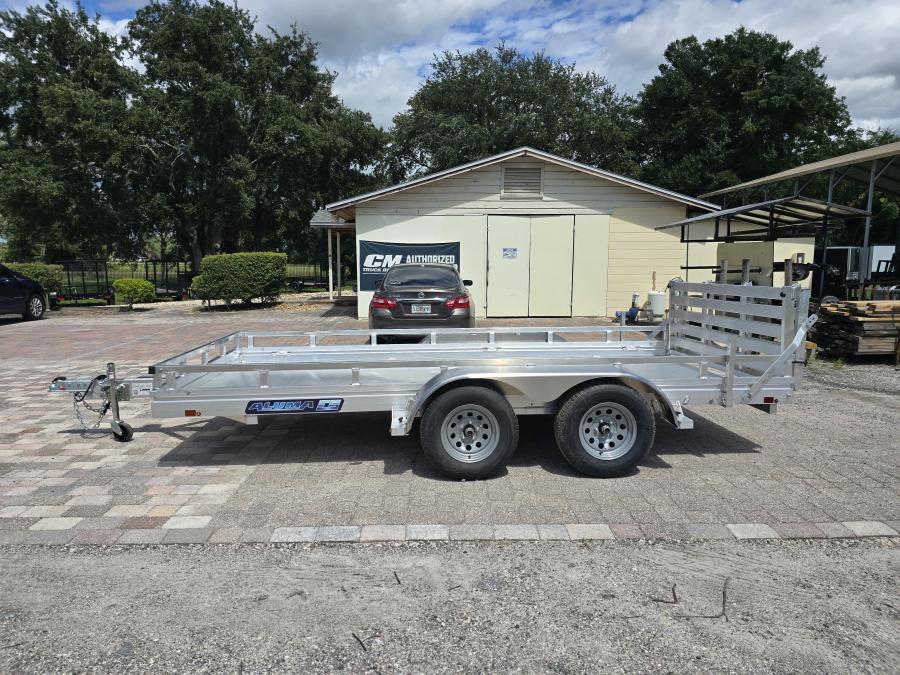 Aluma 7814 78″X172.5″ BED ES SERIES Trailer, Tandem Axle image 0