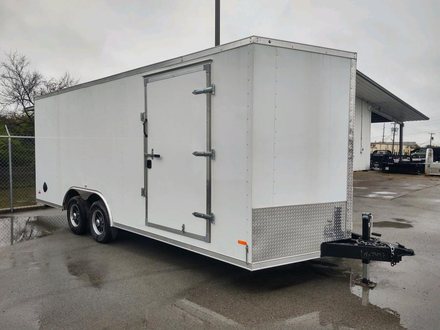 RDLX RDLX 85 x 24 TA FLAT TOP WED ENCLOSED TRAILER BY RC Image 0