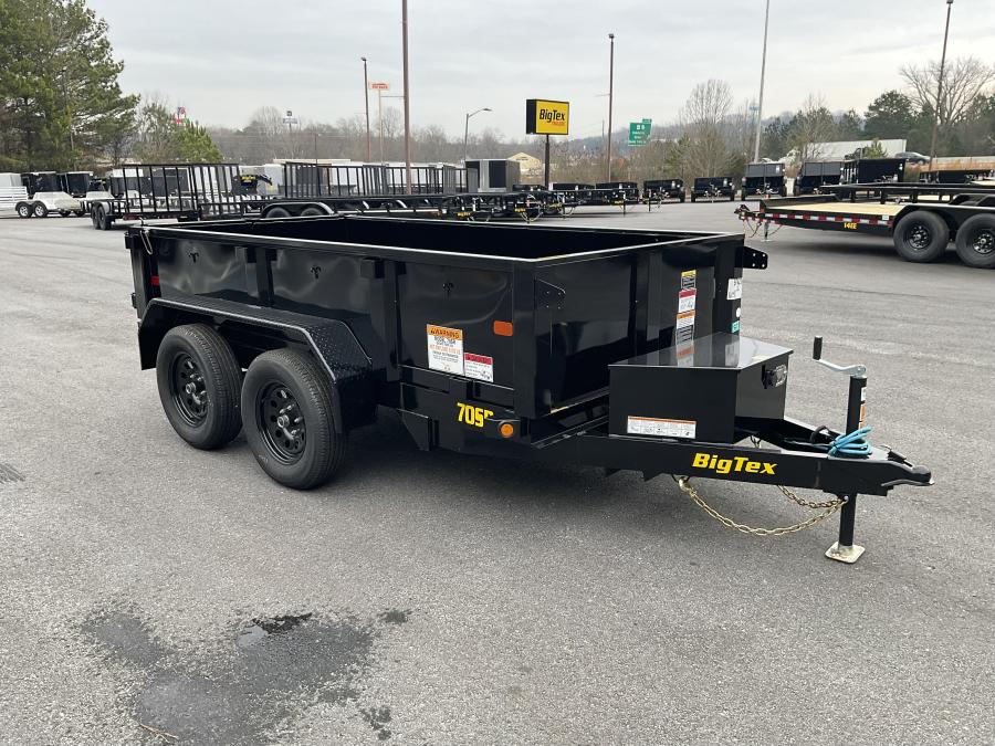Big Tex 70SR, Dump, 60" x 10', 7K, Double Rear Doors Image 1