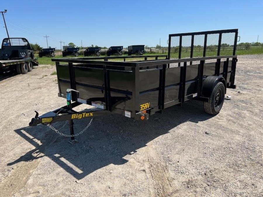 Big Tex 35SV, Single Axle Landscape, 77" x 12', 3K Image 3
