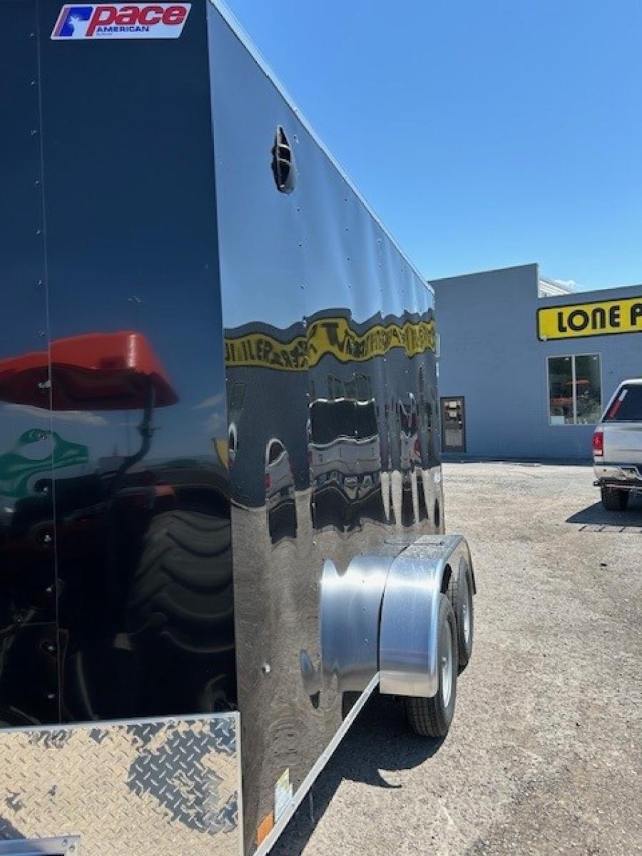 KP72 CARGO EXPRESS DLX FLAT TOP VNOSE 6X12 SA ENCLOSED TRAILER image 1