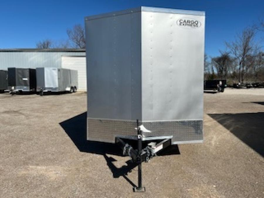 2025 Cargo Express Silver 7X14 DLX Flat Top V-nose Enclosed Cargo Image 9