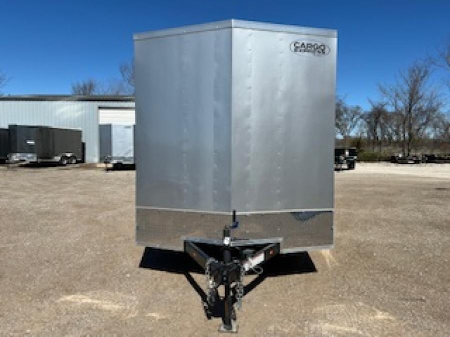 2025 Cargo Express Silver 7X16  DLX Flat Top V-nose Enclosed Cargo 7K image 8