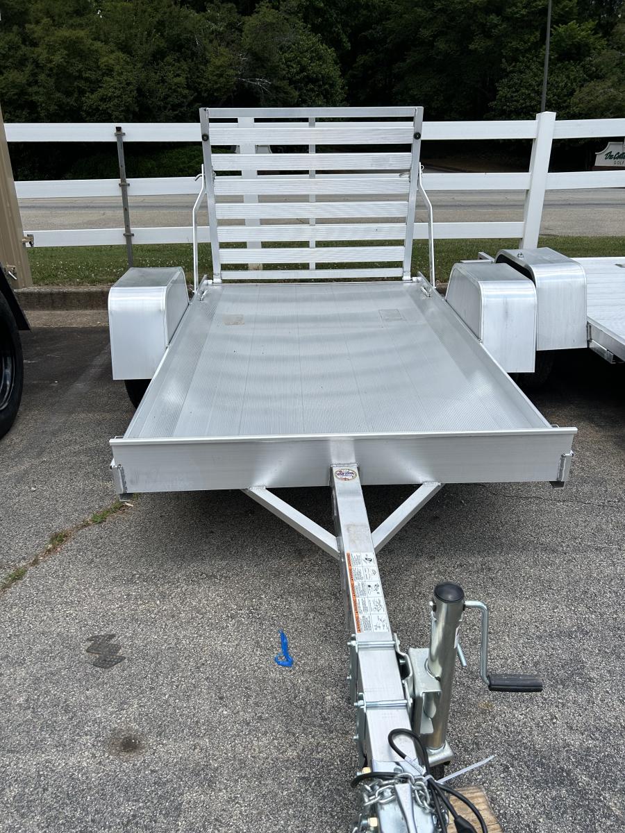 Aluma 548B Aluma 54" x 96" SA Utility Trailer with Bi-Fold Gate Image 0