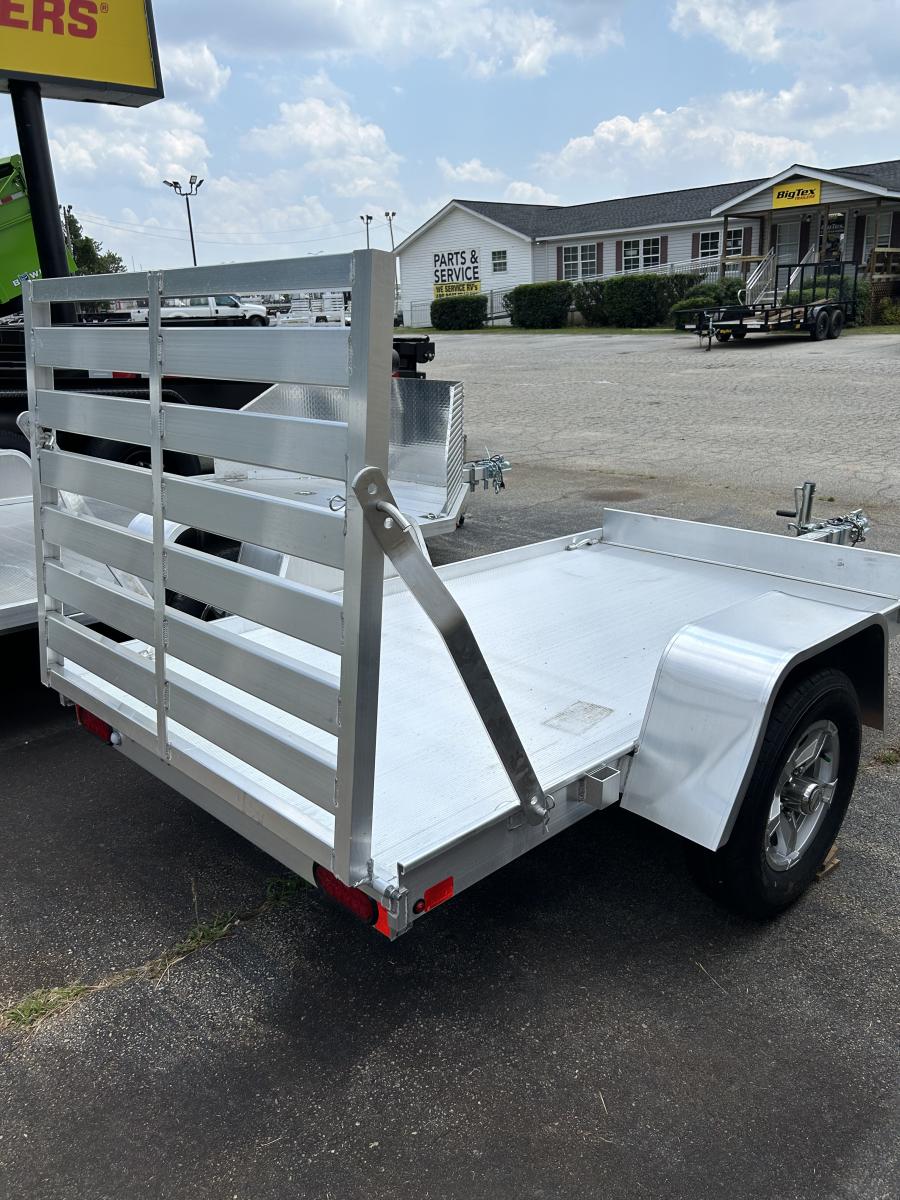 Aluma 548B Aluma 54" x 96" SA Utility Trailer with Bi-Fold Gate Image 1