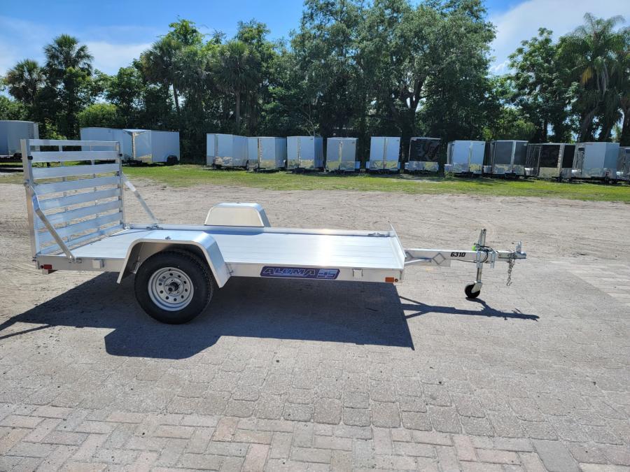 Aluma 6310 ALUMA 63" X 120" SA UTILITY TRAILER, STRAIGHT TAILGATE Image 1