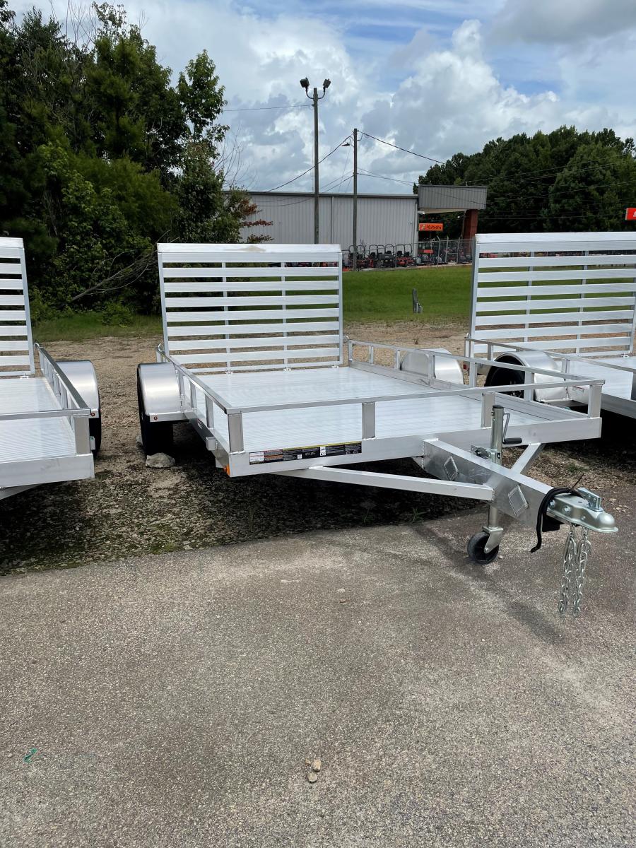 Aluma 7712 Aluma 78" x 142" SA Utility Trailer, Bi-Fold Tailgate Image 0