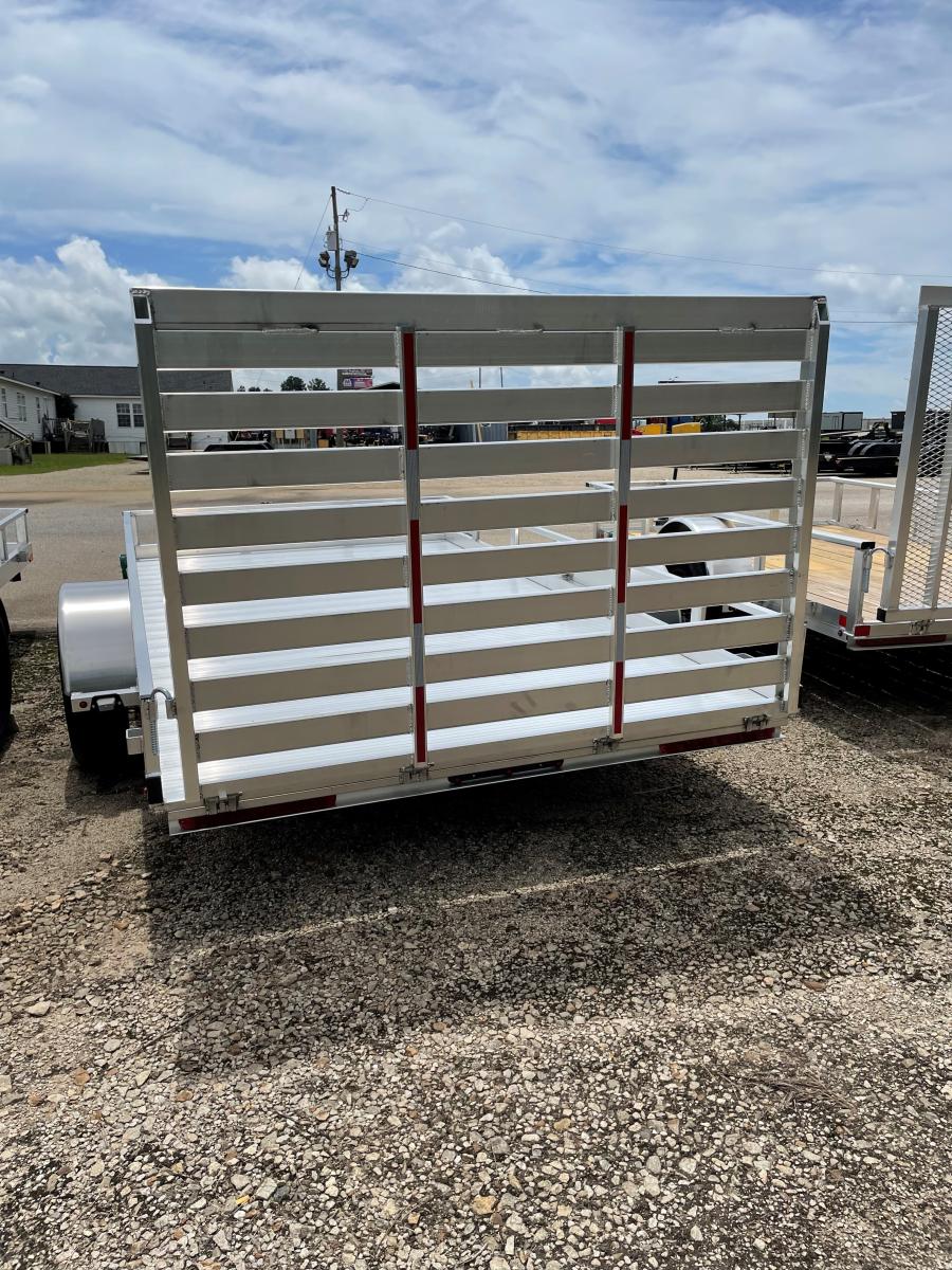 Aluma 7712 Aluma 78" x 142" SA Utility Trailer, Bi-Fold Tailgate Image 1