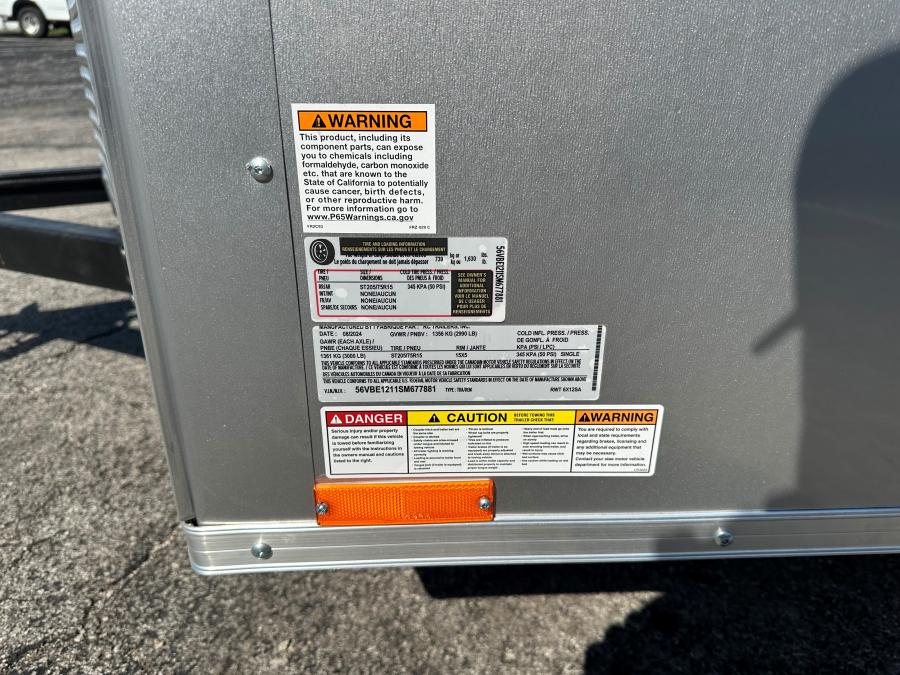 RWT6 RWT 6 x 12 SA FLAT TOP WEDGE ENCLOSED TRAILER BY RC image 3