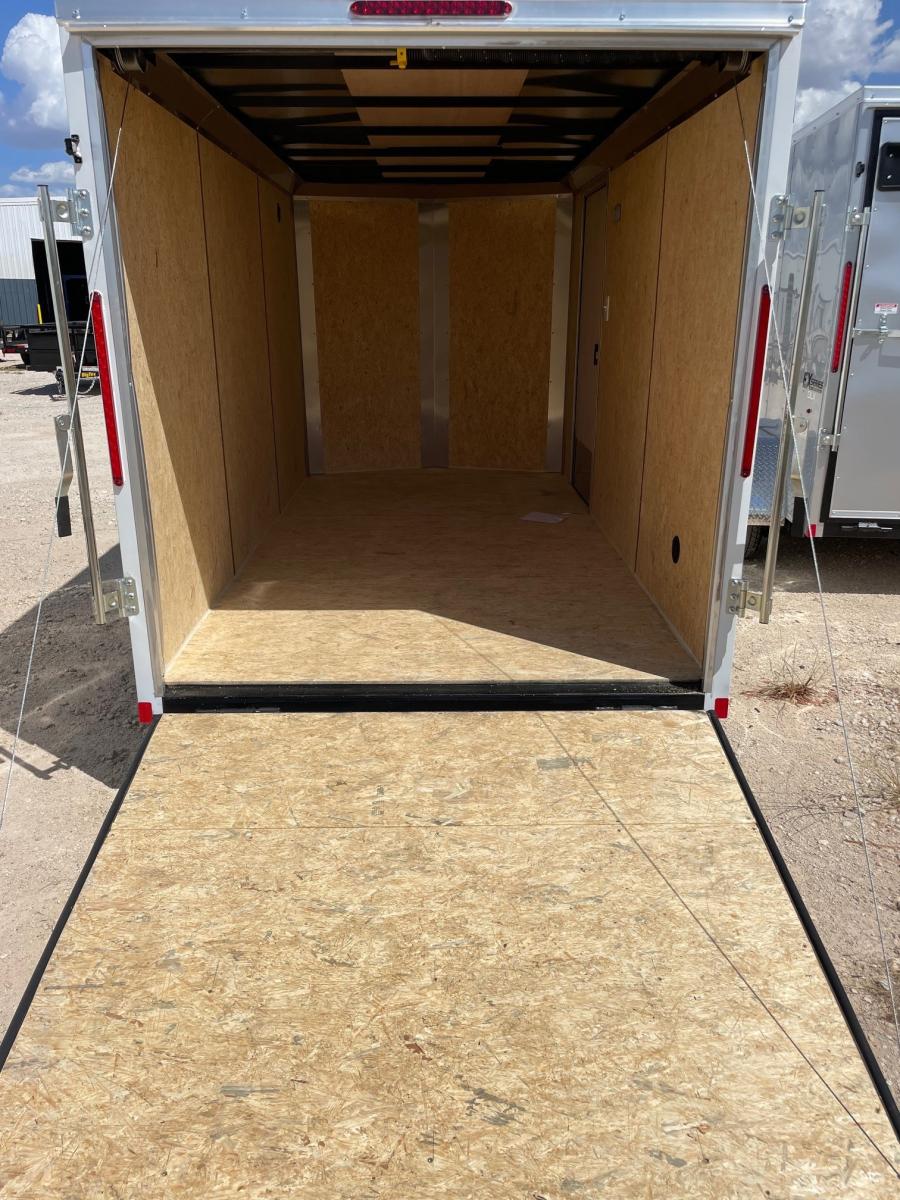 K721 CARGO EXPRESS EX DLX SLOPED VNOSE 6X12 SA ENCLOSED TRAILER Image 2