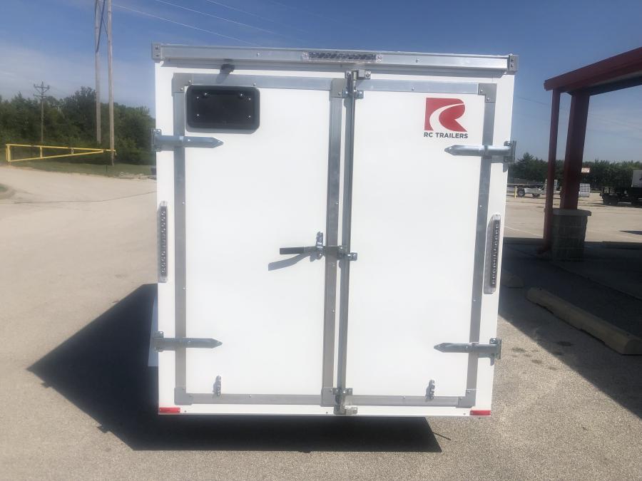 RC Trailers RWT 6×10 single-axle wedge enclosed trailer, 6′ interior height, screwless, barn doors image 3