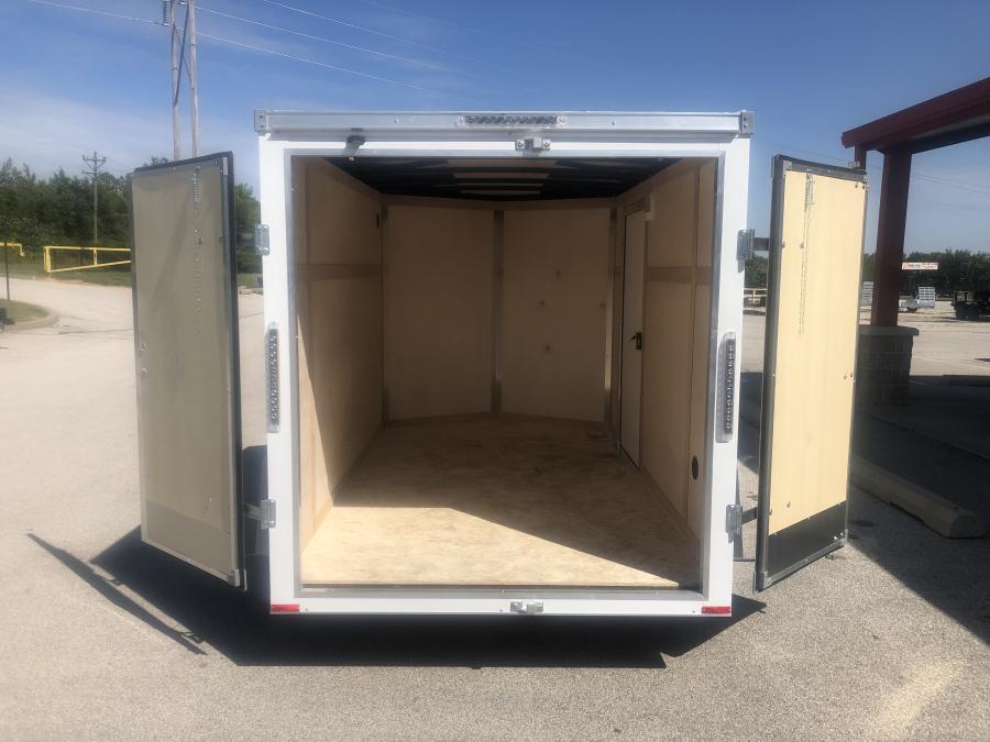 RC Trailers RWT 6×10 single-axle wedge enclosed trailer, 6′ interior height, screwless, barn doors image 4