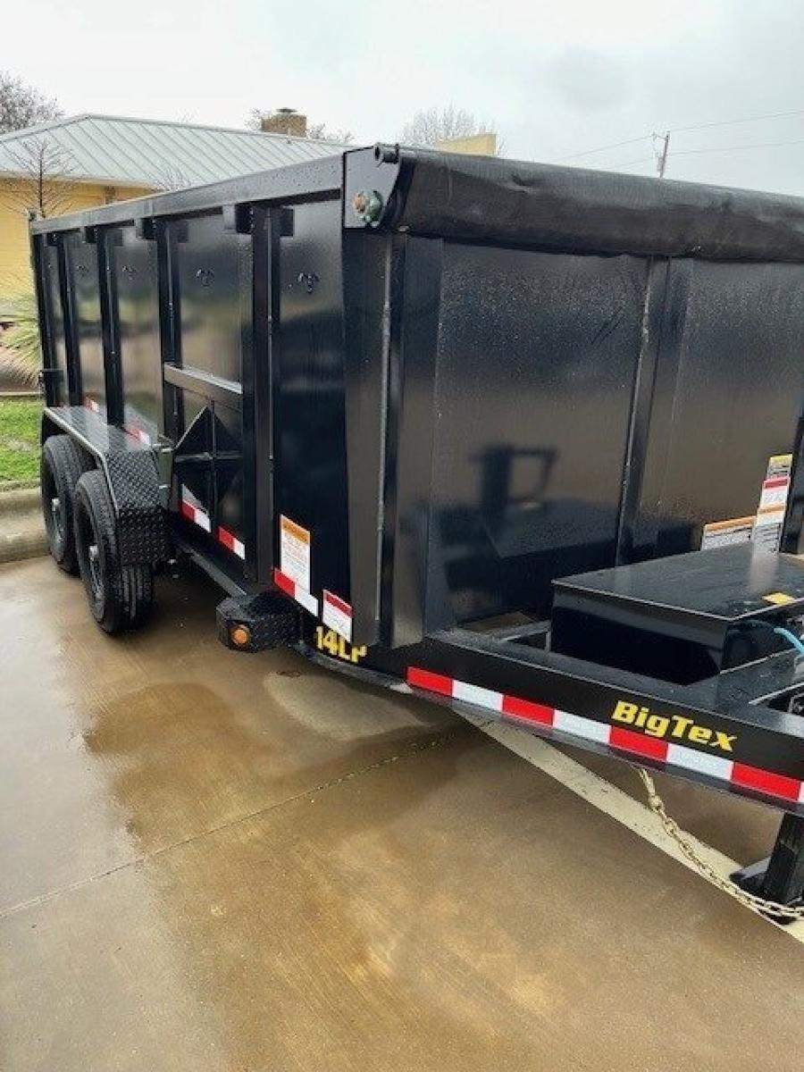 Big Tex 14LP, Dump, 83" x 14', 14K, 4' Sides Image 0