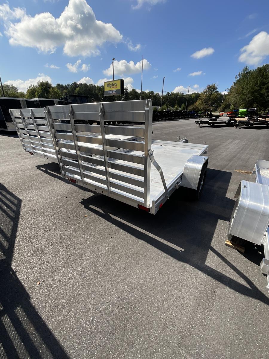 Aluma 7210 Aluma 72" x 120" SA Utility Trailer, Aluminum Bi-Fold Gate Image 2