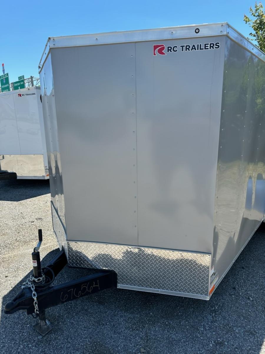 RWT7 RWT 7 x 14 TA FLAT TOP WEDGE ENCLOSED TRAILER BY RC Image 1