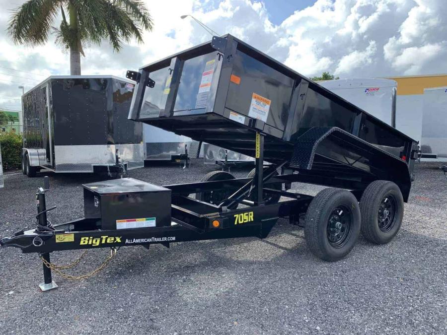 Big Tex 70SR, Dump, 60″ x 10′, 7K, Double Rear Doors image 0
