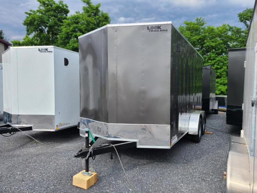 K841 7X16 OUTBACK DLX FLAT TOP VNOSE ENCLOSED CARGO 7K Image 2