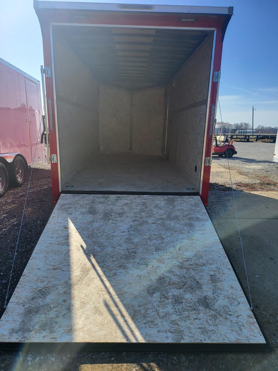 RDLX 7 x 14 TANDEM AXLE FLAT TOP WEDGE ENCLOSED TRAILER BY RC Image 2