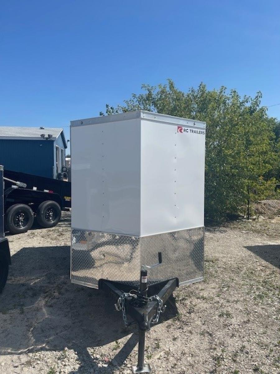 RWT5 RWT 5 x 10 SAE FLAT TOP ENCLOSED TRAILER BY RC Image 0