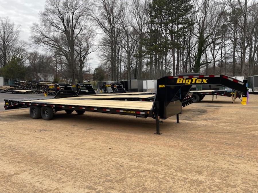 Big Tex 14GN, Gooseneck, 102" x 30', 15.9K, Dovetail, Mega Ramps Image 1